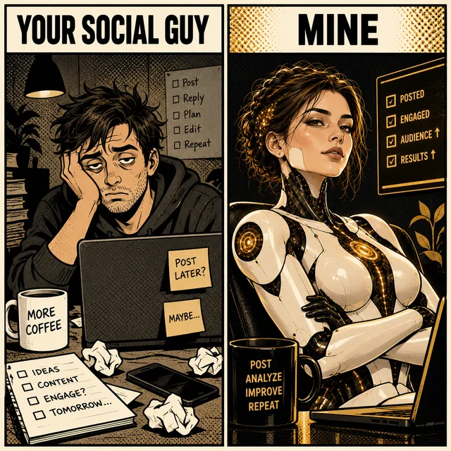 Your social guy vs mine